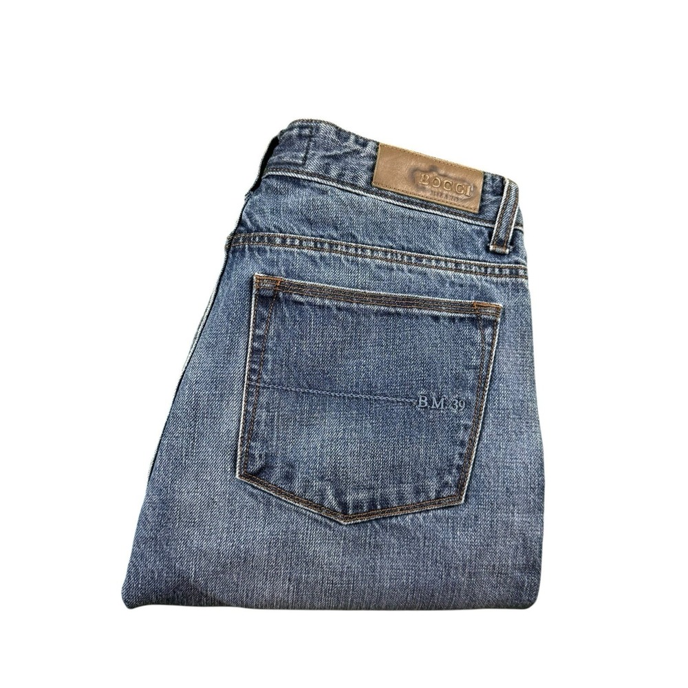 Boggi Milano Midwash Selvedge Men's Straight Fit Jeans Size‎ 30x28